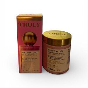 Truly Birthday Sex Luxury Shimmer Body Oil and Body Butter SET!!